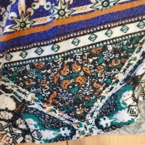 Blue patterned dress geometric size medium - Picture 4 of 7